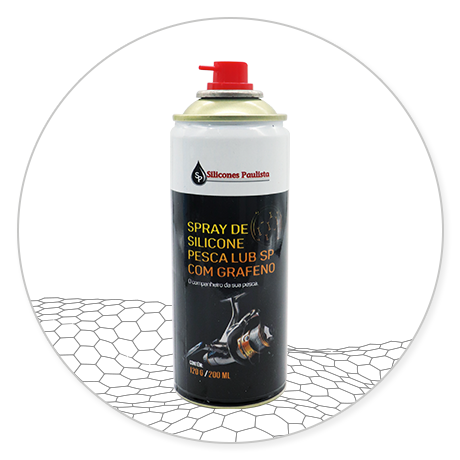 spray de silicone para pesca + silicones paulista